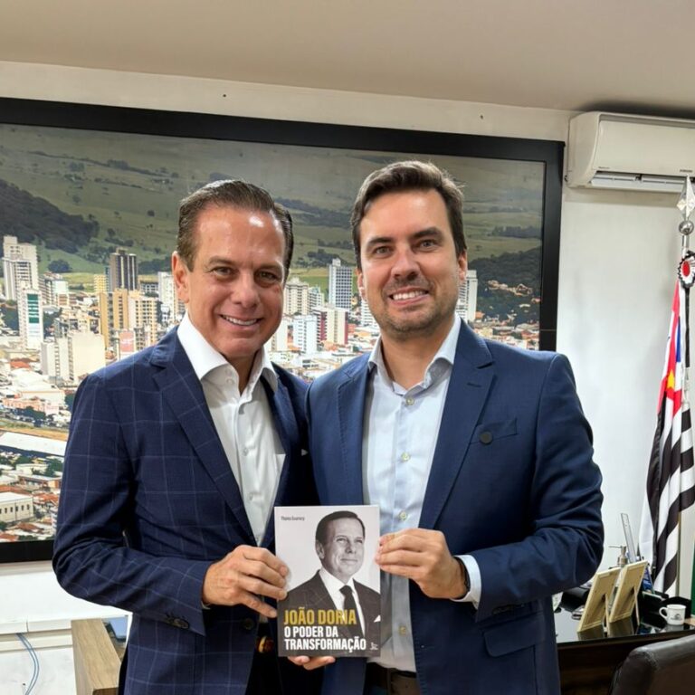 Ex-governador João Doria volta a Marília para agenda com Vinicius