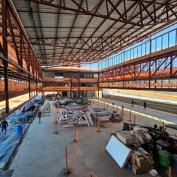 Sesc avança em obras e prevê inauguração para primeiro semestre