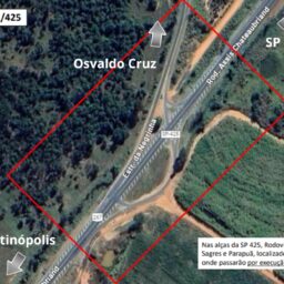 Interdição na SP-425 altera acesso a Osvaldo Cruz durante obras de manutenção