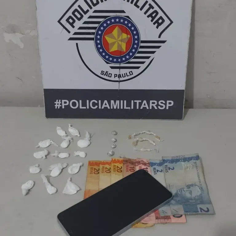 PM flagra tráfico em Garça, Pompeia e Gália; mais de 300 porções apreendidas