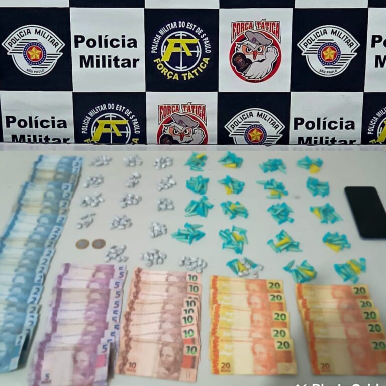 Jovem é preso com mais de 300 porções de crack no Azaleias