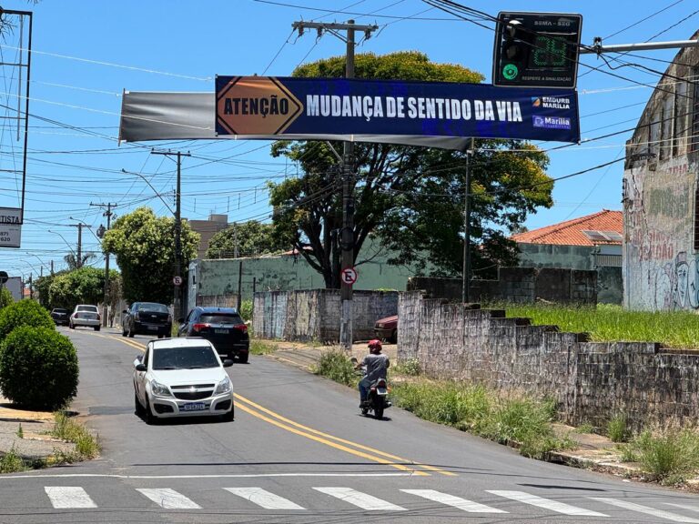 Emdurb altera sentido de vias na zona oeste de Marília a partir de quarta-feira