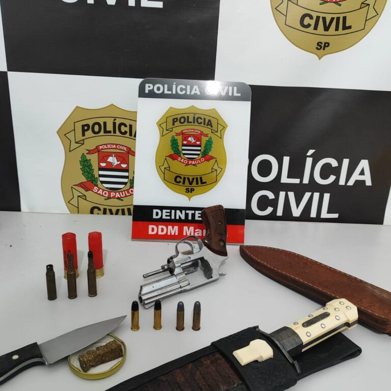 Dono de restaurante é preso com arma de fogo e droga após denúncia de importunação sexual