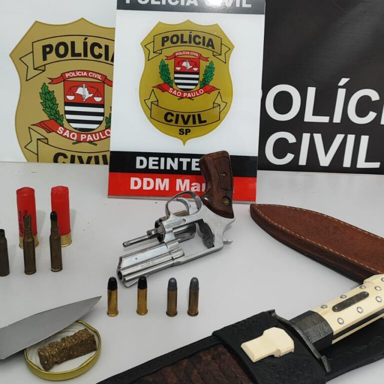 Dono de restaurante é preso com arma de fogo e droga após denúncia de importunação sexual