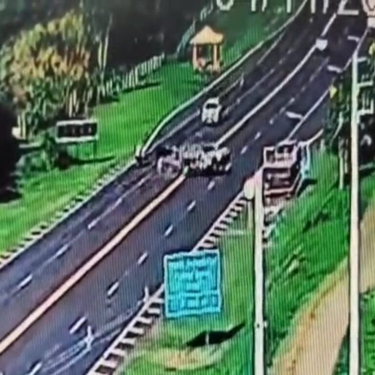 Câmera flagra acidente que resultou em morte na rodovia SP-294