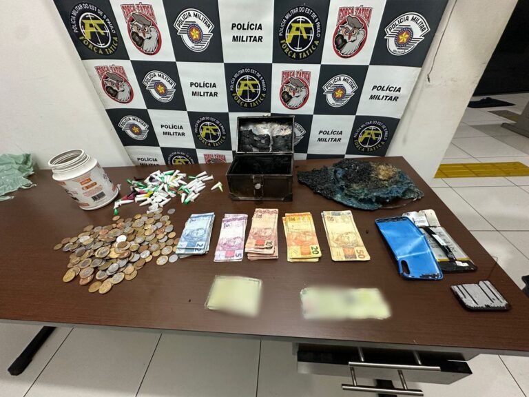 Homens sofrem asfixia na tentativa de queimar drogas para escapar da PM na região