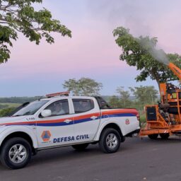 Nebulização com larvicida reforça ações de combate ao aedes em Pompeia