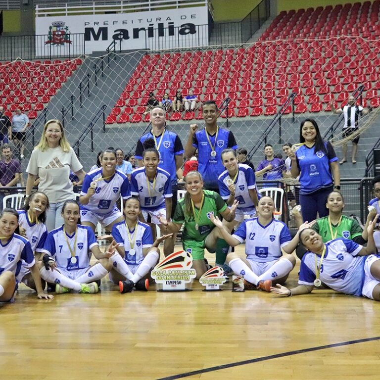 Futsal feminino de Marília conquista Copa Paulista do Interior 2025