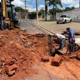 Marília reforça drenagem urbana com obras na Via Expressa