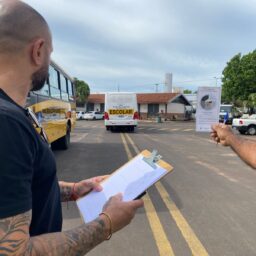 Controle de fumaça preta garante frota escolar 100% regular em Marília