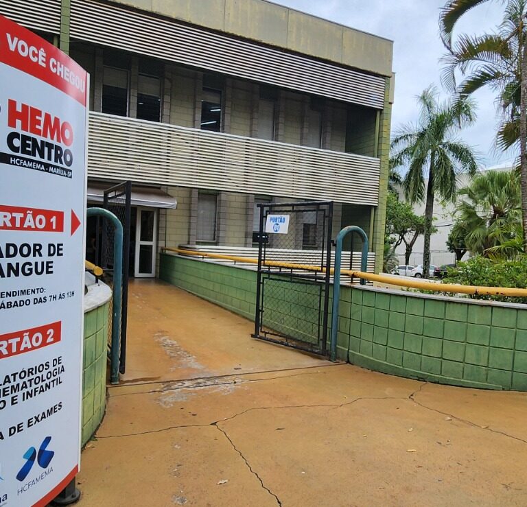 Hemocentro de Marília entra em nível crítico e convoca doadores de sangue