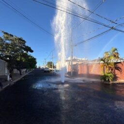 Campina Verde pode ter falhas no fornecimento de água após ruptura