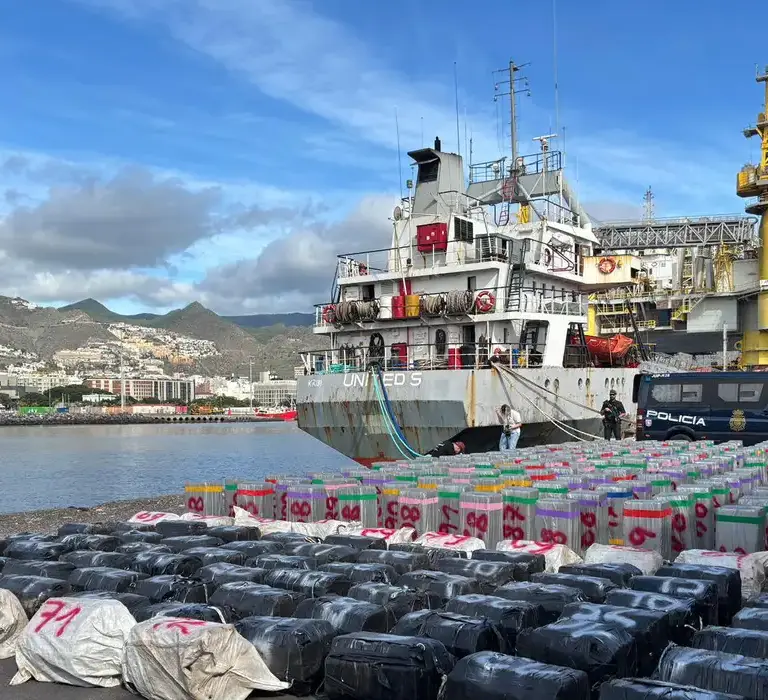 Espanha apreende 10 toneladas de cocaína em navio que fez escala no Brasil