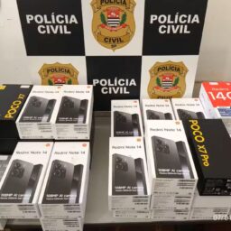 Polícia localiza celulares doados ao Estado sendo vendidos em cidades da região