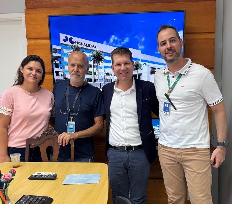 Reunião entre Quintana e HC de Marília trata a otimização da rede regional de saúde