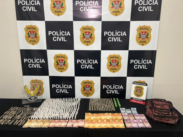 Dise prende jovem por tráfico e apreende quase 800 porções de drogas na zona norte