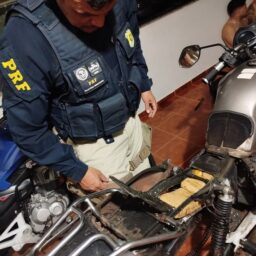 Ação da Polícia Rodoviária Federal apreende 7,3 quilos de cocaína na região de divisa