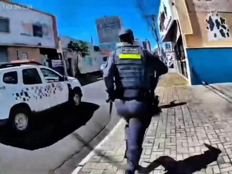 Vídeo mostra ação da PM em caso de importunação sexual em Marília