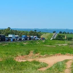 Gestante está entre as vítimas do engavetamento na Transbrasiliana em Marília