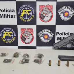 Menor envolvido em tentativa de homicídio é apreendido com droga e pistola