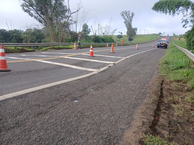 PRF amplia interdição e fecha totalmente trecho da BR-153 em Marília