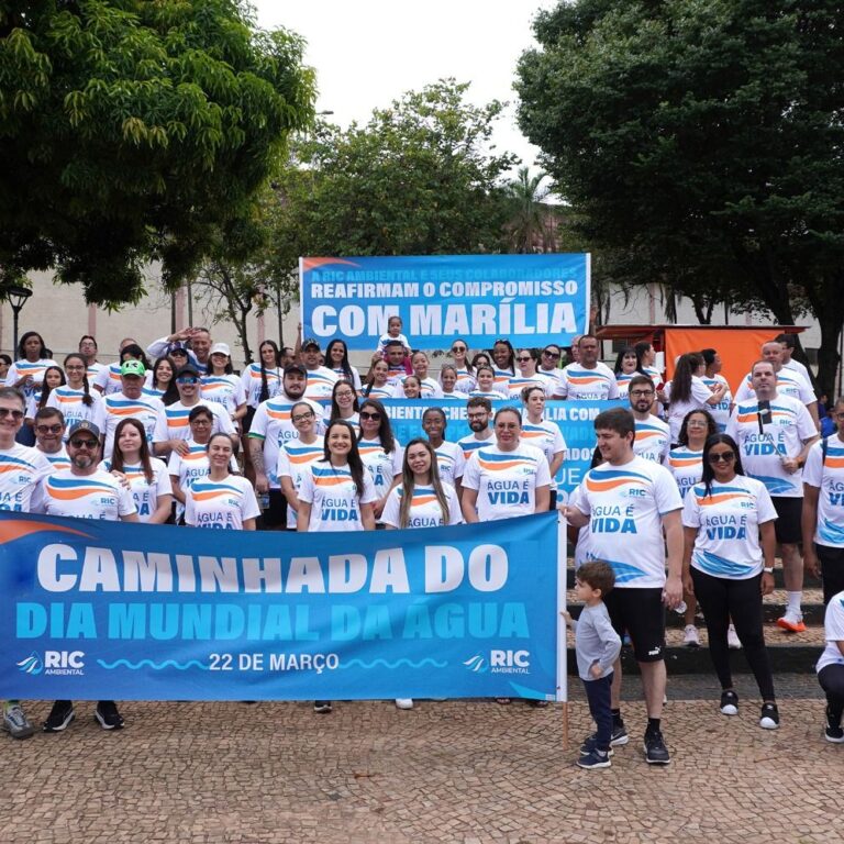 Semana da Água mobiliza Marília com caminhada e ações educativas