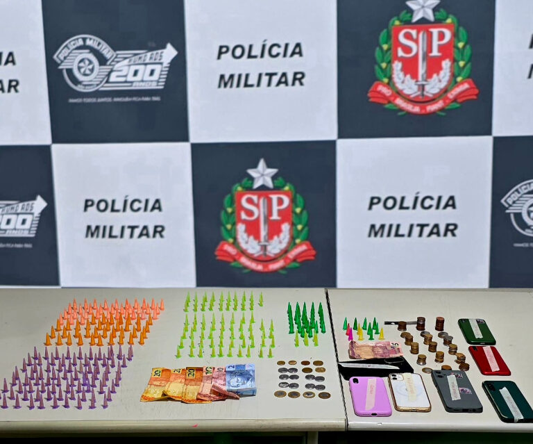 Operação policial apreende drogas e prende envolvidos com o tráfico em Pompeia