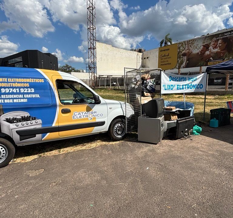 Marília amplia coleta de eletrônicos e soma mais de 180 atendimentos