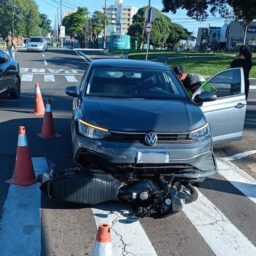 Acidentes sucessivos mobilizam socorro e travam o trânsito em Marília