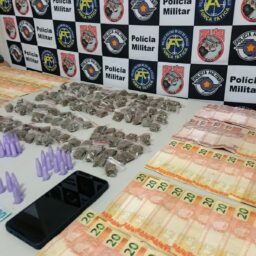 Tática prende homem por tráfico com mais de 180 porções de drogas na Vila Barros