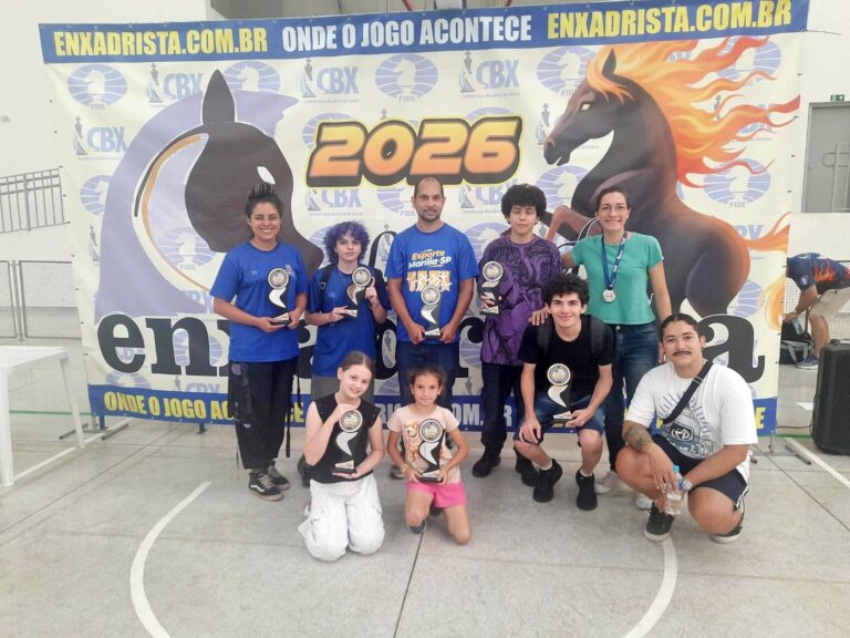 Marília conquista cinco títulos em etapa da Liga do Enxadrista em casa