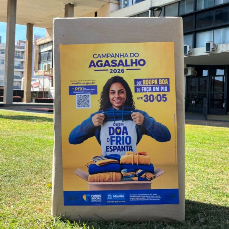 Campanha do Agasalho 2026 é lançada em Marília e amplia rede de cuidado para o inverno