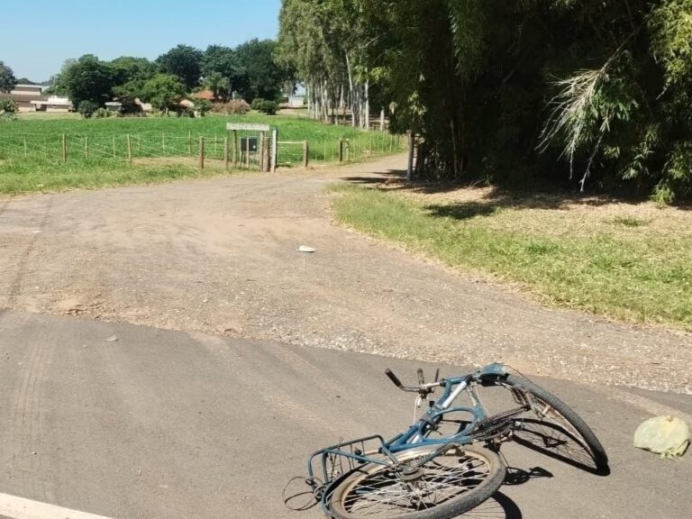 Idoso morre atropelado por caminhão em rodovia de Lupércio