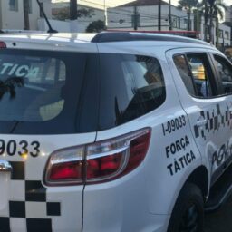 Mulher é presa após recusa de identificação, desacato a PMs e danos em viatura