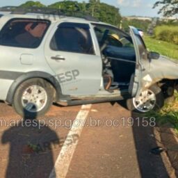 Motorista morre após passar mal ao volante e invadir a contramão na SP-294