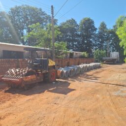 Obras no Jardim Ismael entram em nova fase com avanço da pavimentação