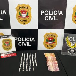 Polícia Civil prende homem com cocaína na Vila Barros em Marília
