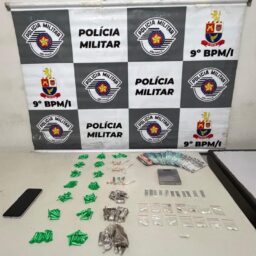 Homem de 59 anos é preso com drogas após perseguição policial em Marília