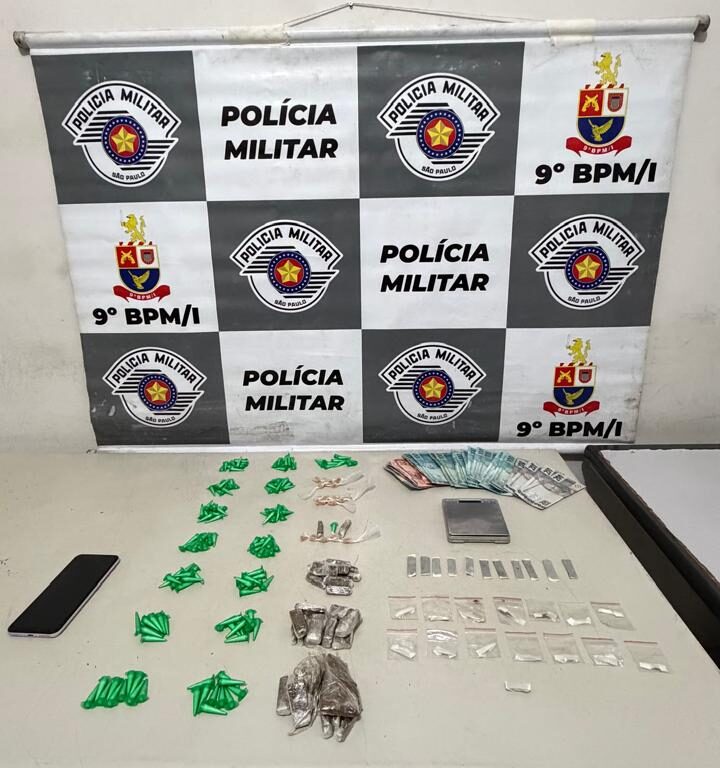 Homem de 59 anos é preso com drogas após perseguição policial em Marília