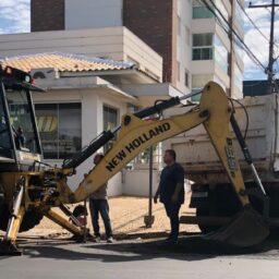 Prefeitura conclui obra de contenção de erosão na rua Álvares Cabral