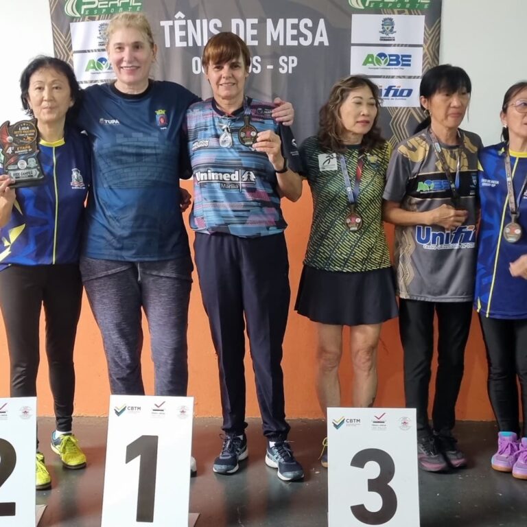 Tênis de mesa de Marília conquista título geral da Liga Oeste em Ourinhos