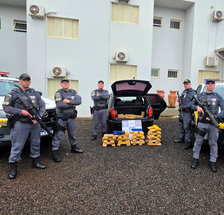 TOR apreende quase 149 quilos de maconha e prende dupla em Maracaí
