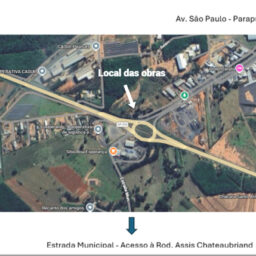 Obras de viaduto alteram tráfego no acesso a Parapuã pela rodovia SP-294