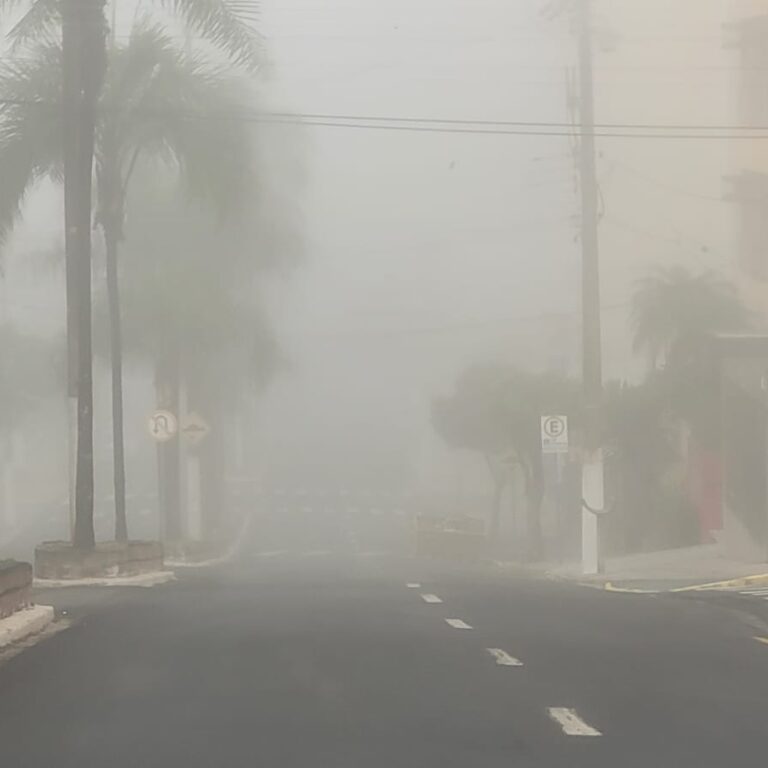 Marília tem previsão de semana de frio intenso, chuva e mínimas de 10°C
