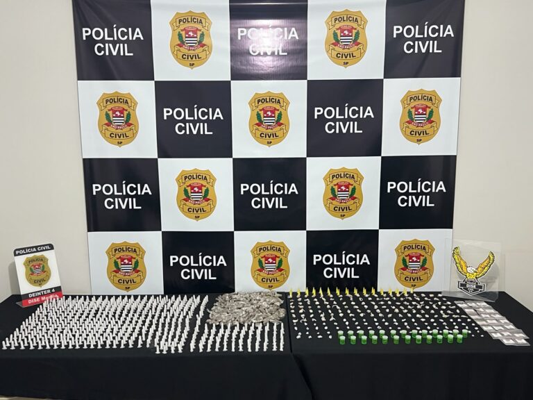 Jovem é preso com quase mil porções de drogas em operação da Dise na zona sul