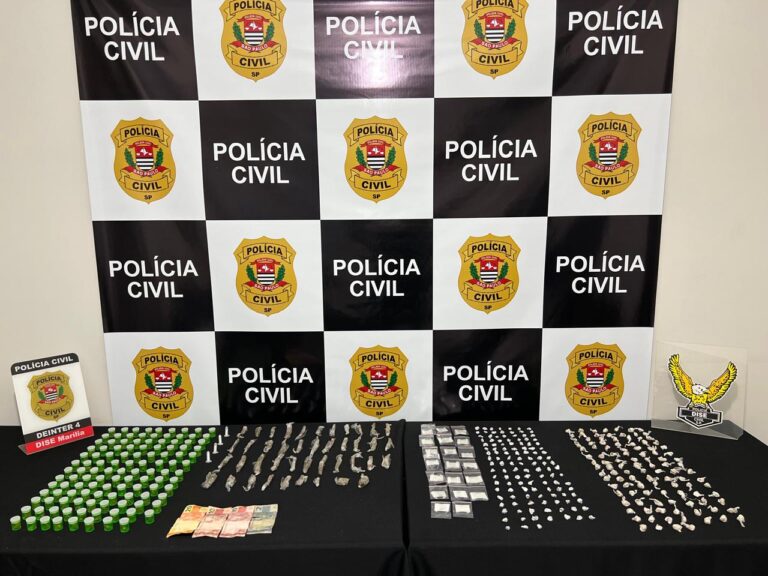 Adolescente é apreendido com drogas e foragido é preso por desacato e resistência