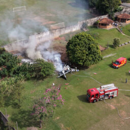 Polícia Civil inicia investigação sobre causa da queda de avião em Marília