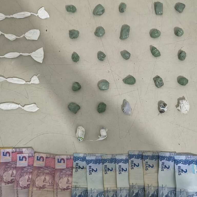 Homem é preso por tráfico de drogas durante patrulhamento da PM em Garça
