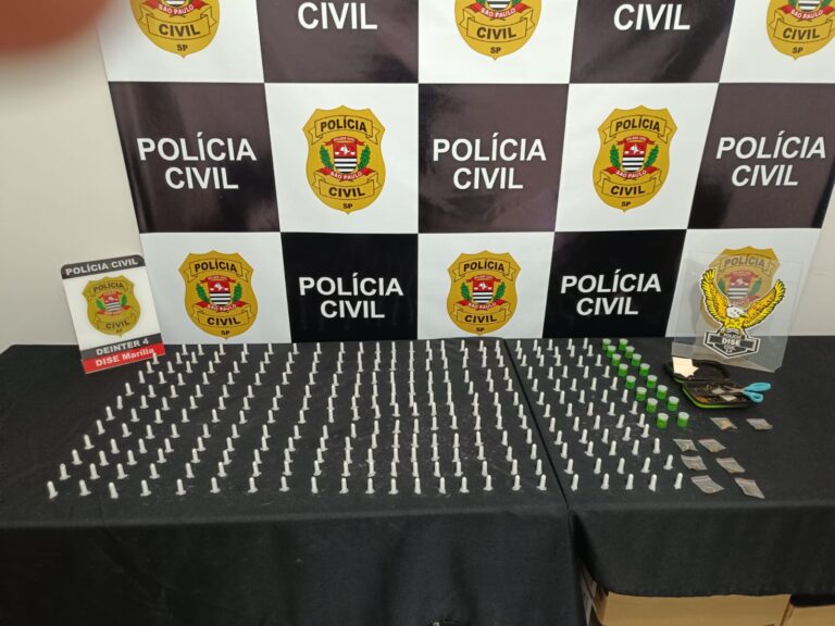 Dise prende olheiro do tráfico e adolescente com drogas na zona sul em Marília
