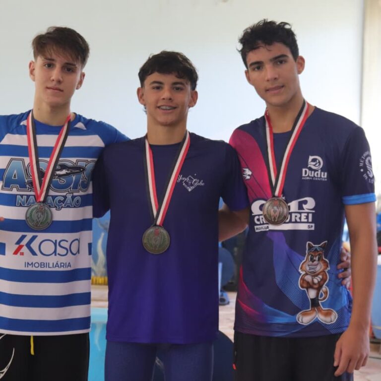 Natação garante 25 medalhas para Marília nos Jogos Regionais em Tupã